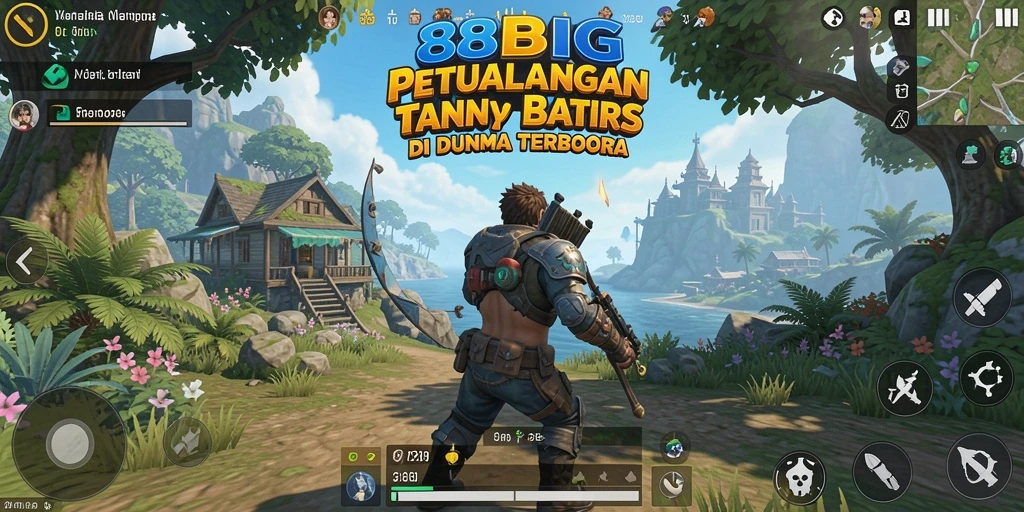 Tangkapan layar menunjukkan gameplay mendebarkan di dunia terbuka 88BIG.