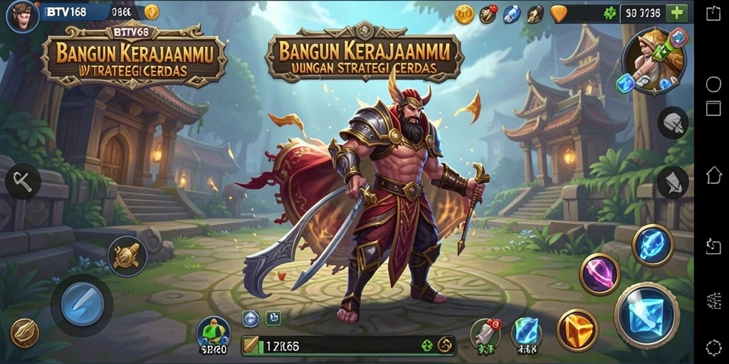 Tampilan gameplay menarik dari BTV168 dengan strategi SLG.
