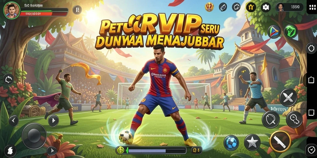 Tangkapan layar dari gameplay CR7VIP yang menarik dan penuh aksi.