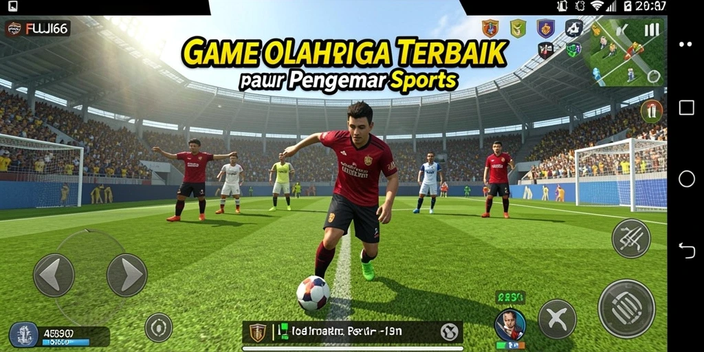Screenshot utama FUJI66 menampilkan gameplay olahraga yang seru dan kompetitif.