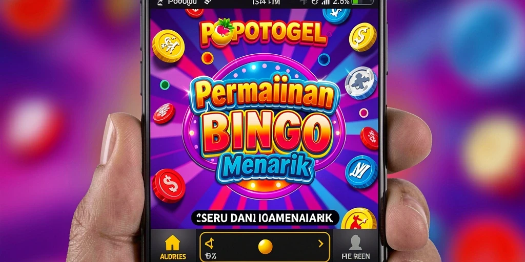 Tampilan khas gameplay Bingo yang seru dan interaktif.