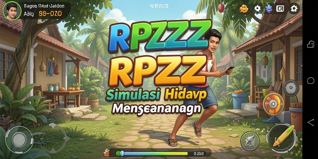 Tampilan gameplay RPZZZ yang realistis dan interaktif.