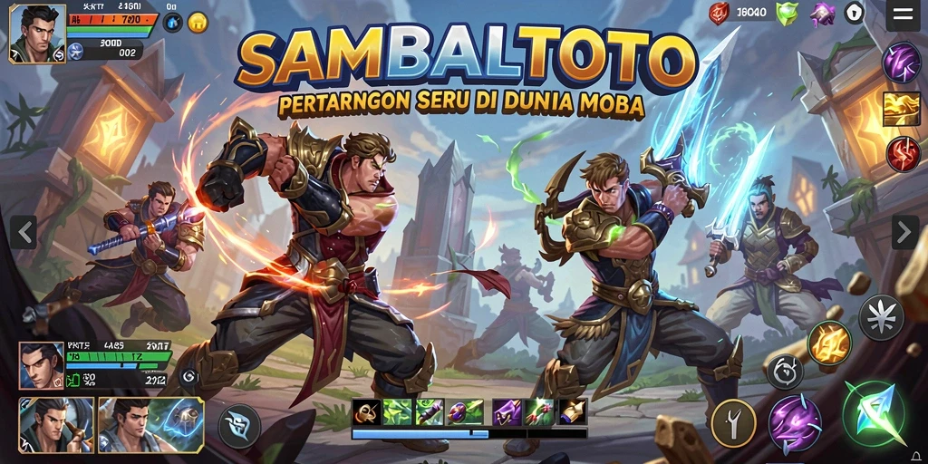Tangkap aksi seru dalam gameplay MOBA SAMBALTOTO.