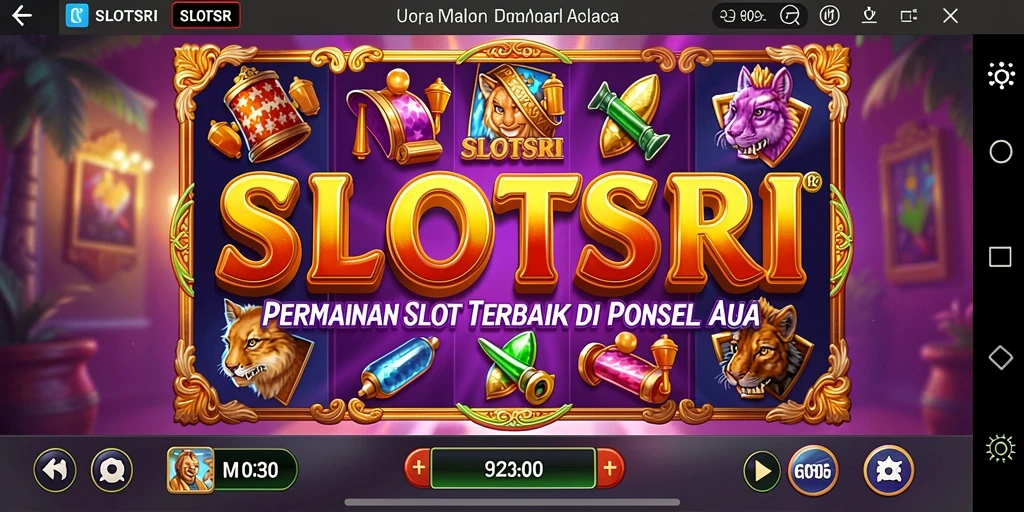 Screenshot SLOTSRI menampilkan gameplay slot yang menarik dan menghibur.