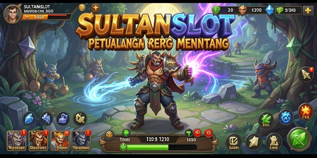 Screenshot gameplay RPG SULTANSLOT yang menampilkan aksi seru.